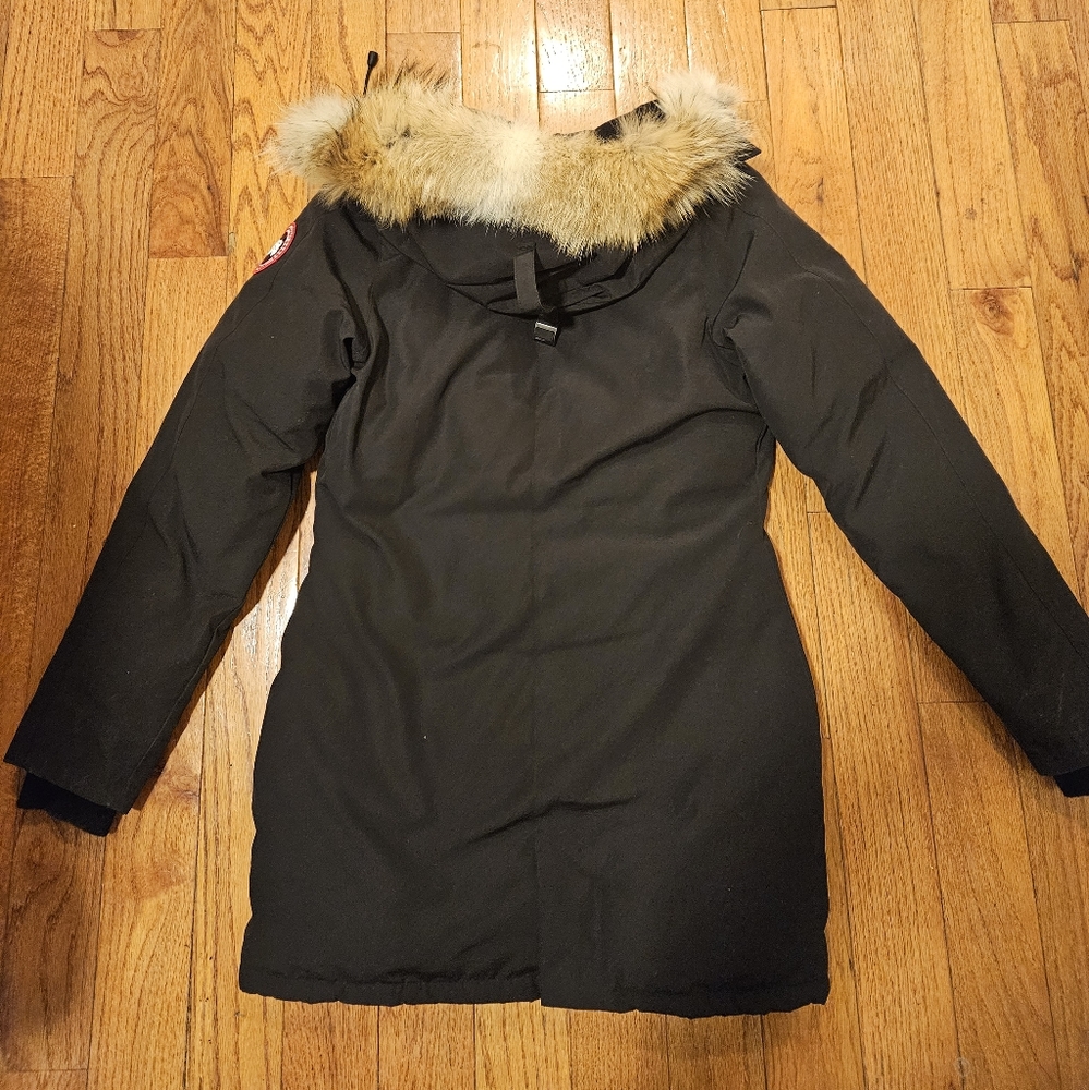 Canda Goose Victoria Heritage Parka Black - Picture 8 of 8